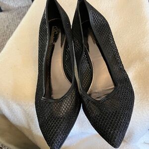 Chic Black Mesh Women's Heels